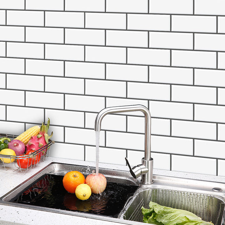 BowLift | Peel & Stick Subway Tile PVC Stain Resistant Rectangular Peel and Stick Tile for the Kitchen