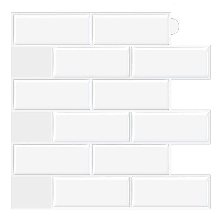 BowLift | Peel & Stick Subway Tile PVC Stain Resistant Rectangular Peel and Stick Tile for the Kitchen
