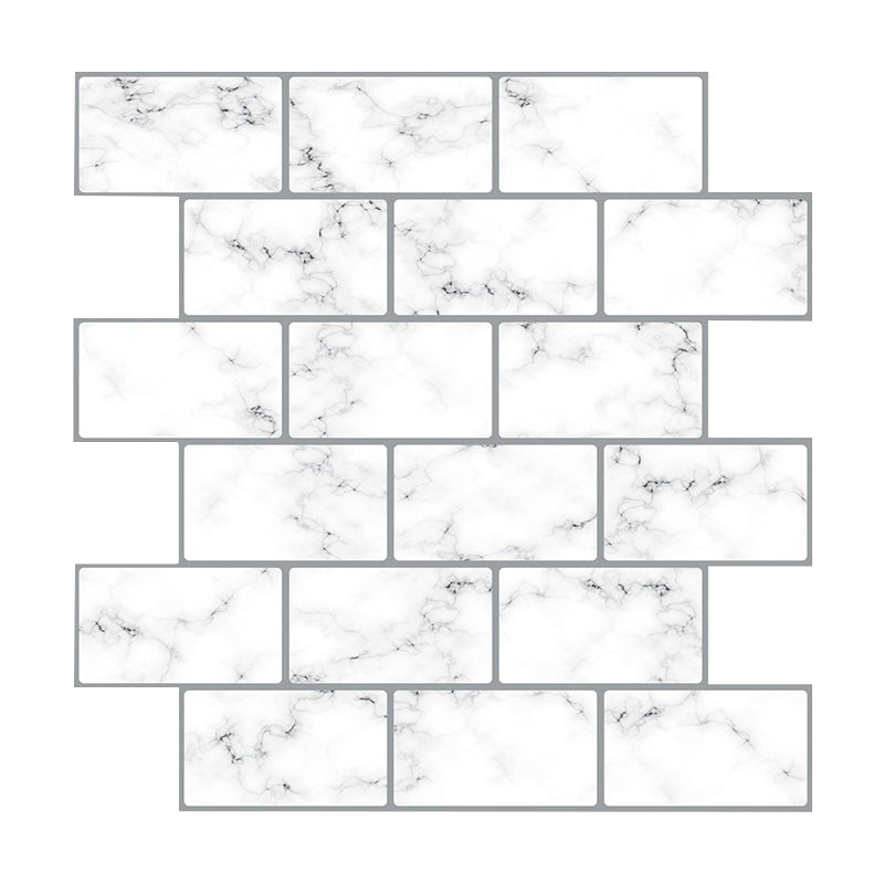 BowLift | Peel and Stick Wall Tile Water Repellent Rectangle PVC Peel & Stick Subway Tile