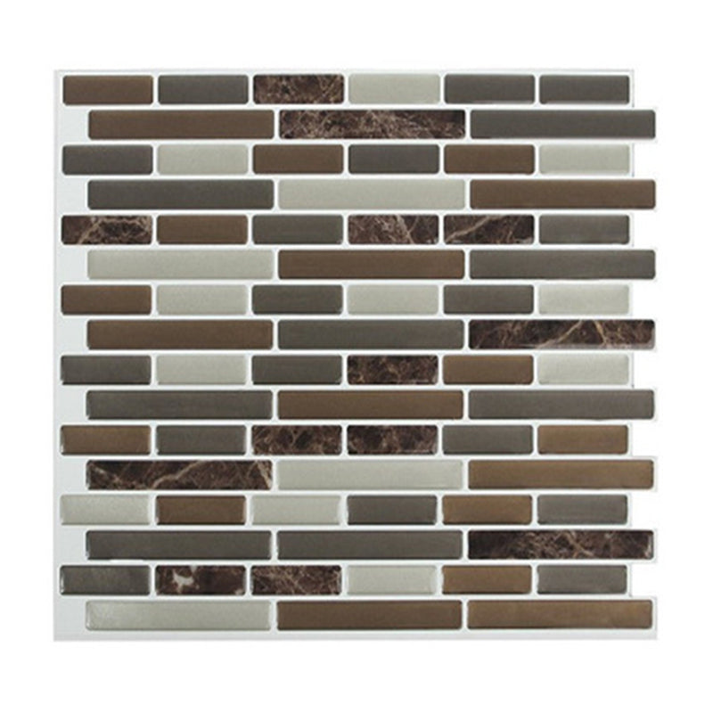 BowLift | Peel and Stick Wall Tile PVC Rectangle Peel and Stick Subway Wall Tile for the Kitchen