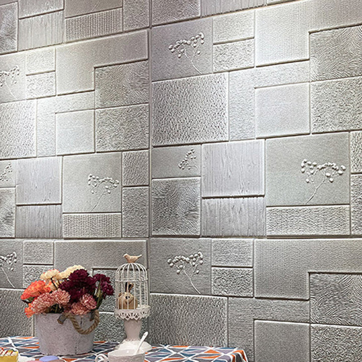 BowLift | Industrial Wall Plank 3D Brick Bathroom Living Room Wall Panel Set of 1
