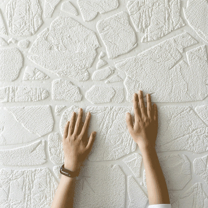 BowLift | Modern Pearl Wainscoting PVC Wall Access Panel Peel and Stick Wall Tile for Bedroom