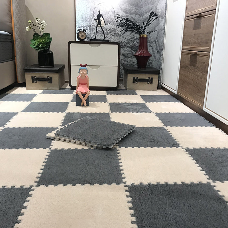 BowLift | Color-fade-resistant carpet tile Solid color interlocking carpet tile