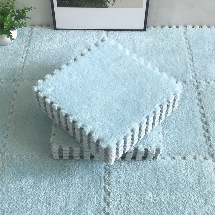 BowLift | Color-fade-resistant carpet tile Solid color interlocking carpet tile
