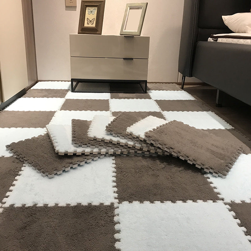 BowLift | Color-fade-resistant carpet tile Solid color interlocking carpet tile