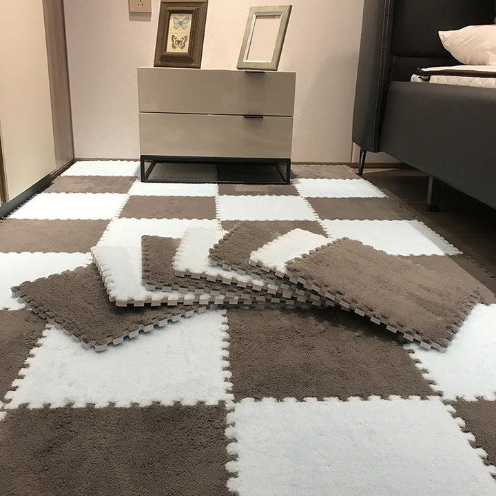 BowLift | Color-fade-resistant carpet tile Solid color interlocking carpet tile