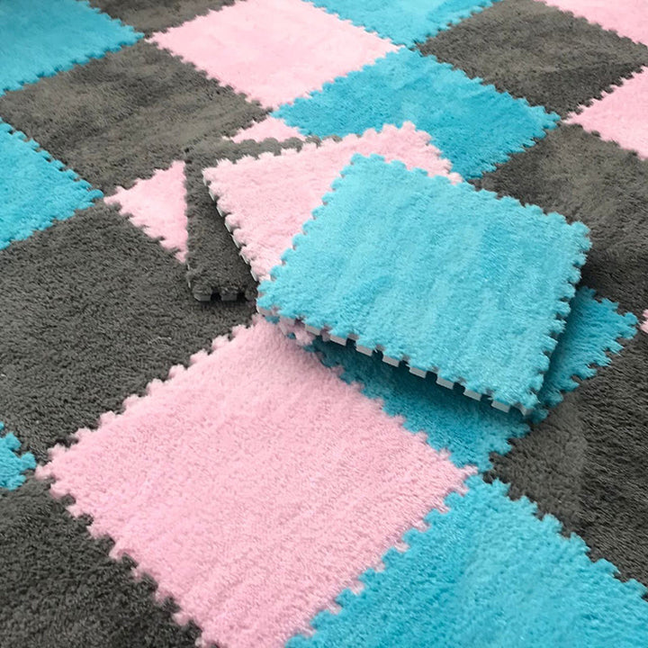 BowLift | Color-fade-resistant carpet tile Solid color interlocking carpet tile