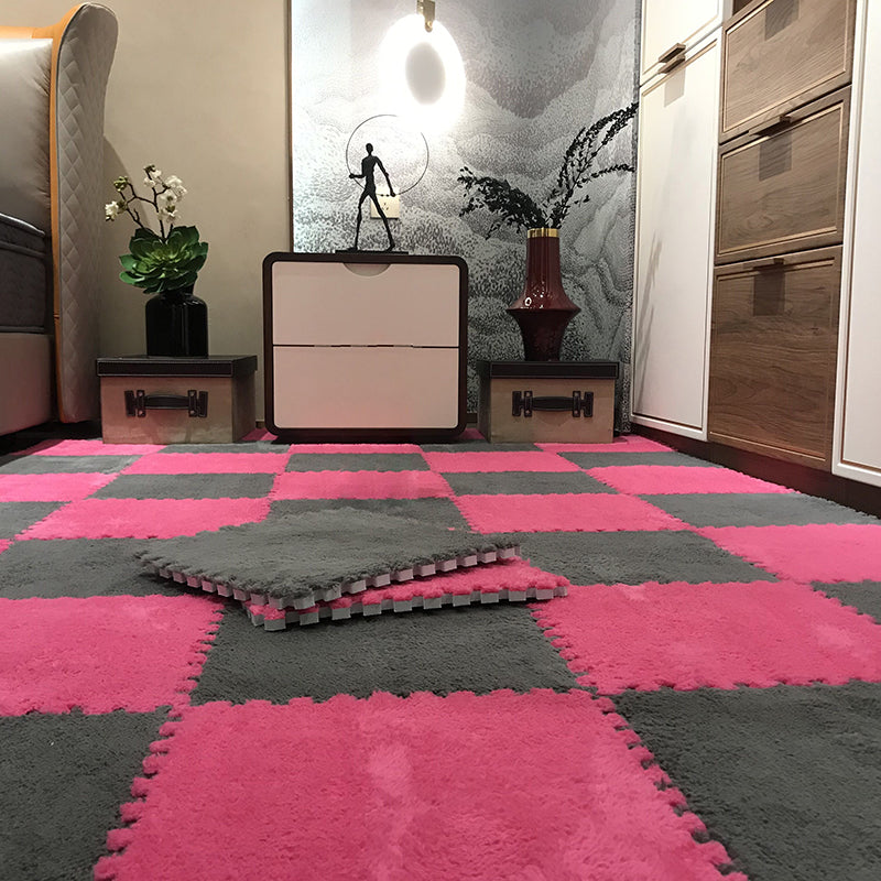 BowLift | Color-fade-resistant carpet tile Solid color interlocking carpet tile