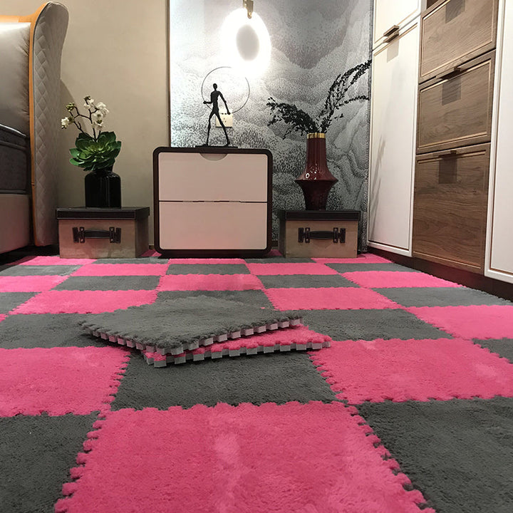 BowLift | Color-fade-resistant carpet tile Solid color interlocking carpet tile