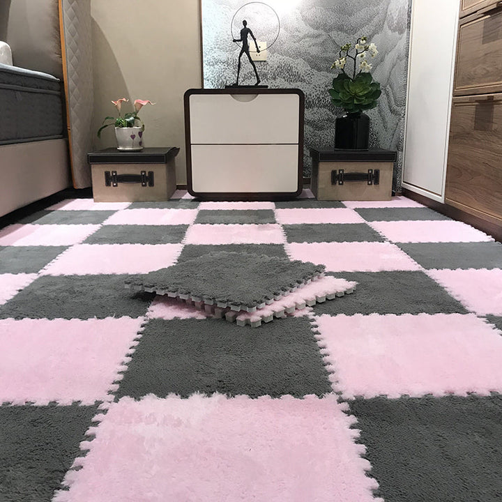 BowLift | Color-fade-resistant carpet tile Solid color interlocking carpet tile