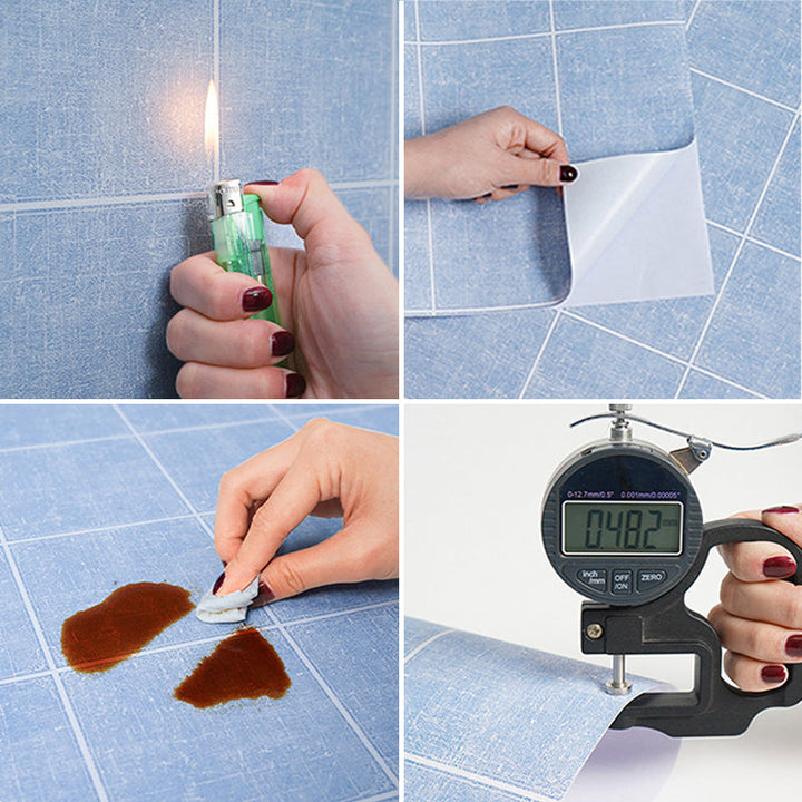 BowLift | Modern mosaic tiles waterproof peel-and-stick tiles over tiles for the kitchen