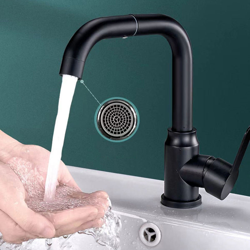 BowLift | Modern sink faucet bathroom faucet brass lever swivel spout sink faucet