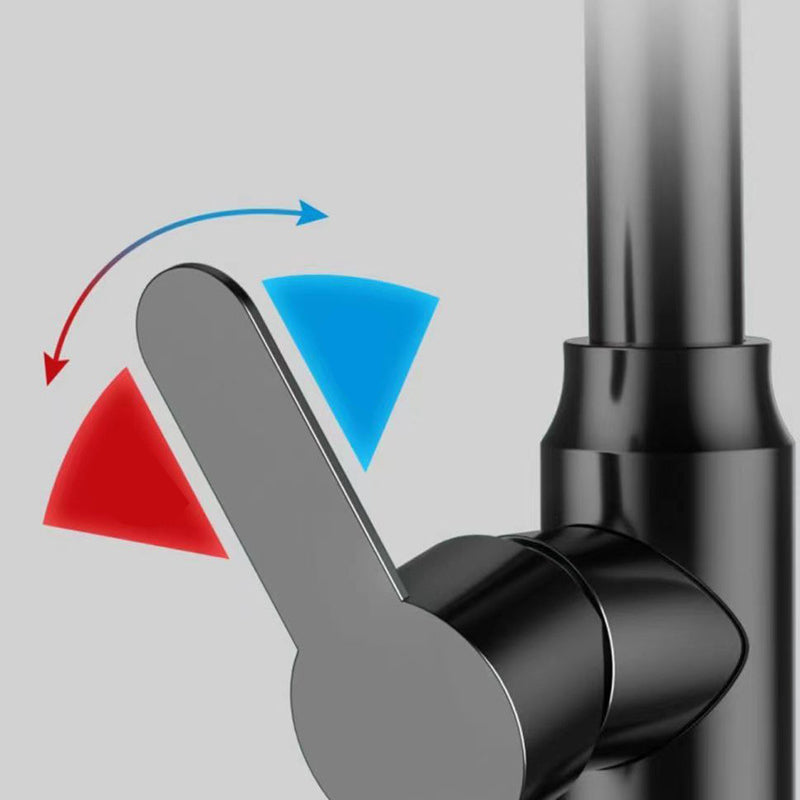 BowLift | Modern sink faucet bathroom faucet brass lever swivel spout sink faucet