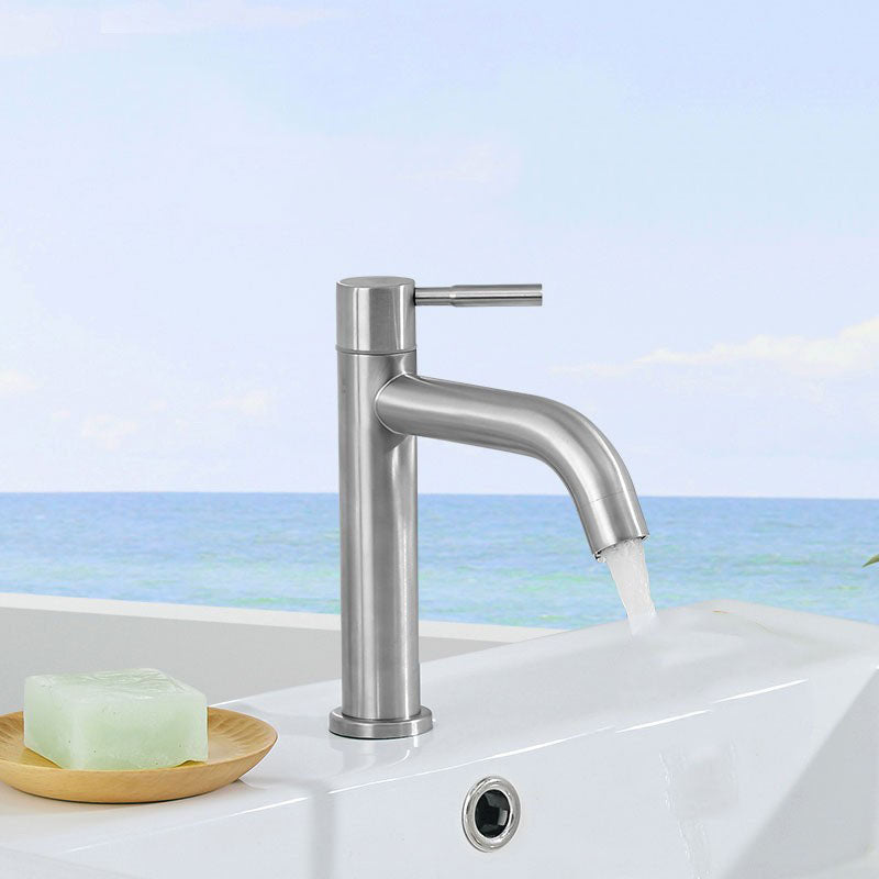 BowLift | Industrial vessel fitting stainless steel lever handle sink faucet