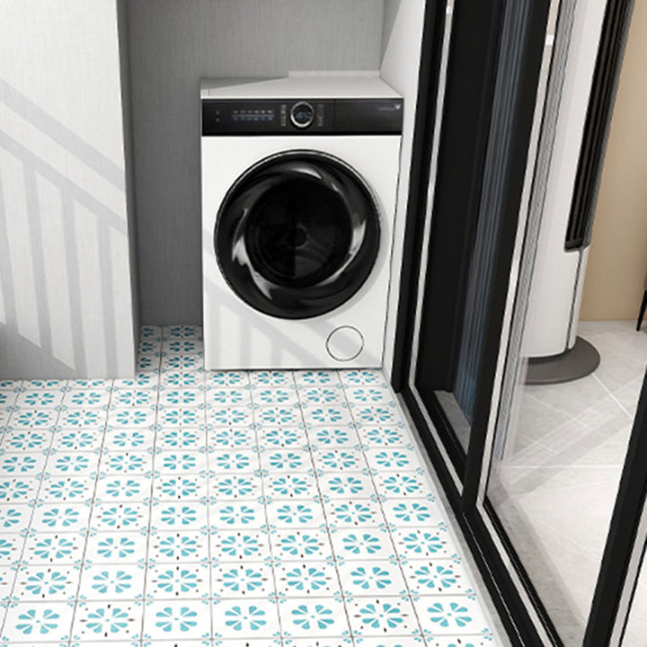 BowLift | Modern PVC floor tiles with diamond pattern, self-adhesive vinyl floor planks