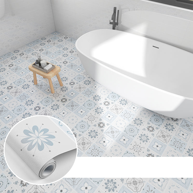 BowLift | Modern PVC floor tiles with diamond pattern, self-adhesive vinyl floor planks