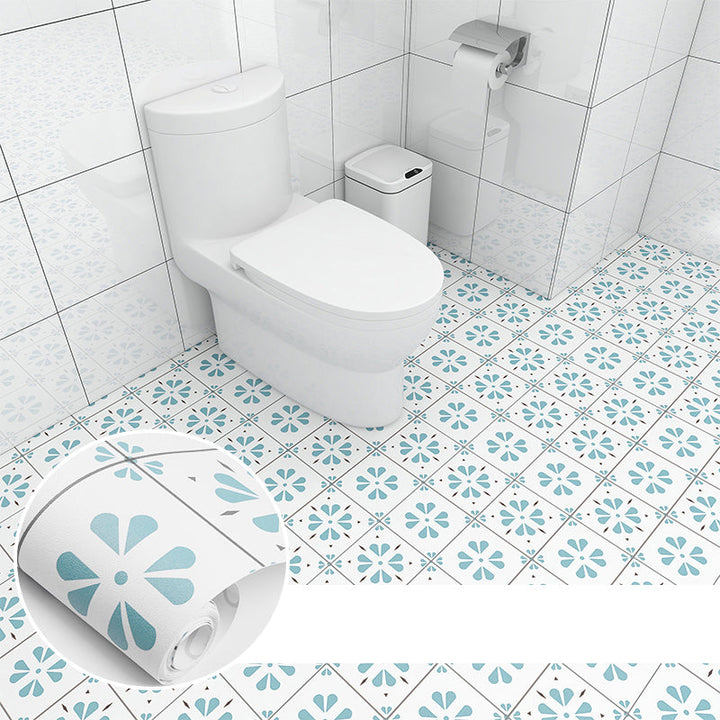 BowLift | Modern PVC floor tiles with diamond pattern, self-adhesive vinyl floor planks