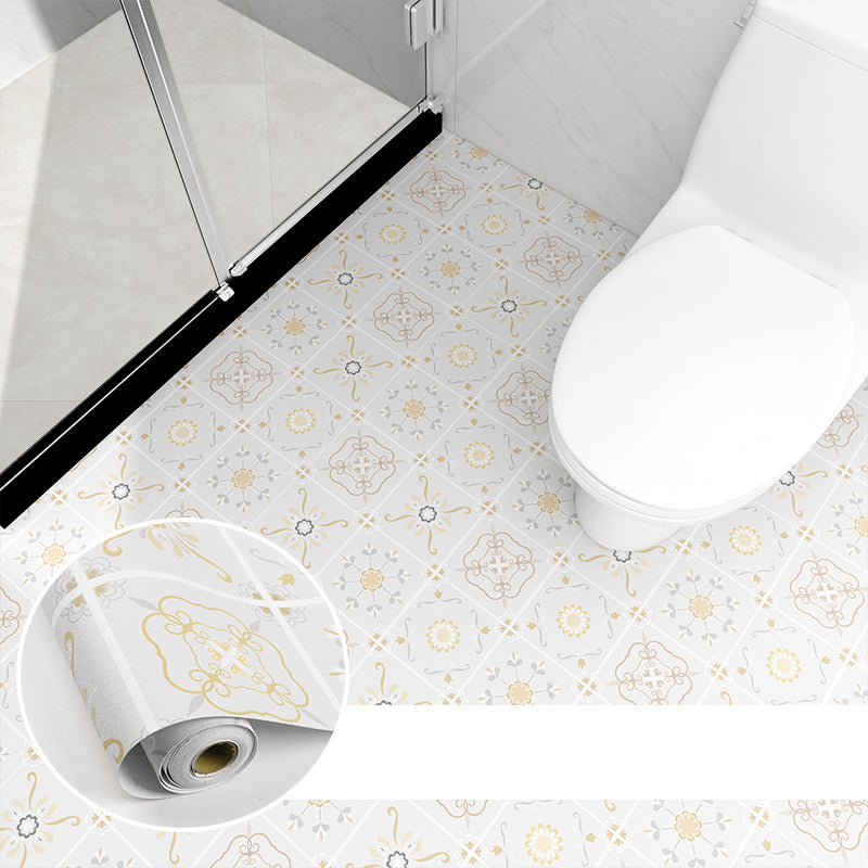 BowLift | Modern PVC floor tiles with diamond pattern, self-adhesive vinyl floor planks