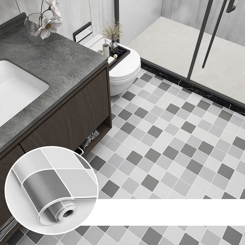 BowLift | Modern PVC floor tiles with diamond pattern, self-adhesive vinyl floor planks