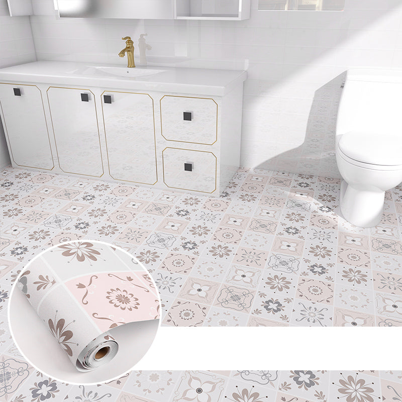 BowLift | Modern PVC floor tiles with diamond pattern, self-adhesive vinyl floor planks