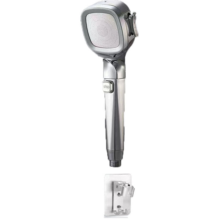 BowLift | 4-Stage Pressure Shower Head One-Button Water Stop Handheld Shower Head