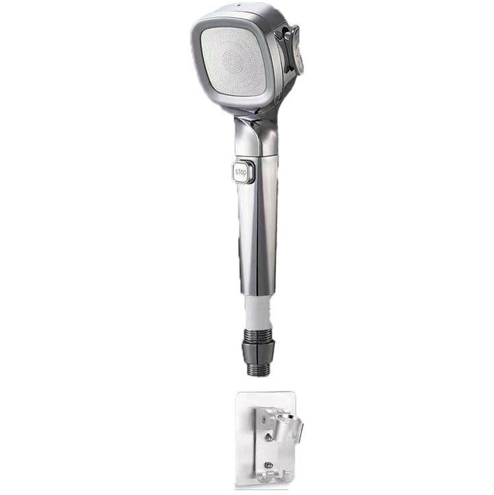 BowLift | 4-Stage Pressure Shower Head One-Button Water Stop Handheld Shower Head