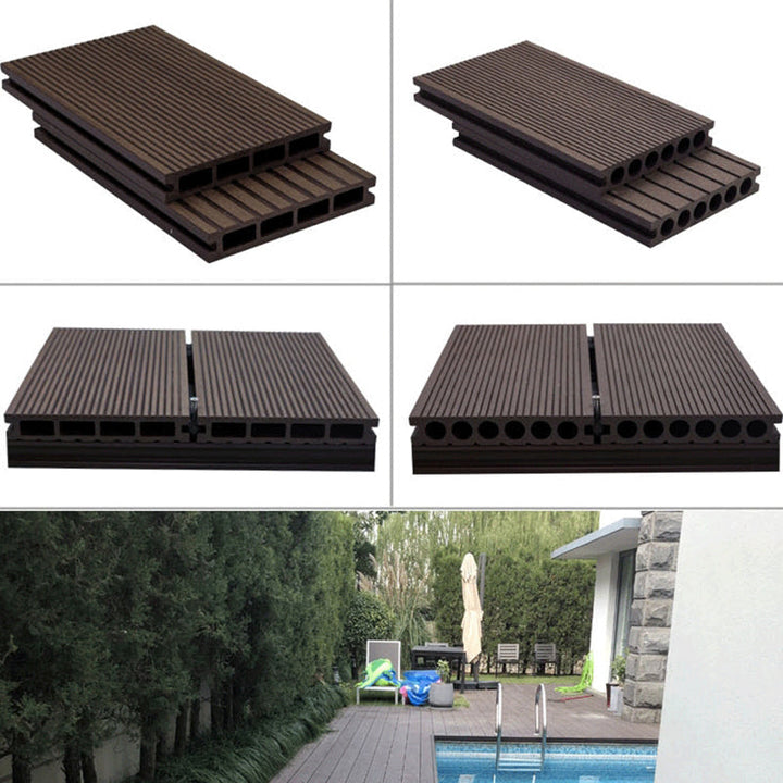BowLift | Outdoor Wood Decking Waterproof Striped Pattern Floorboard