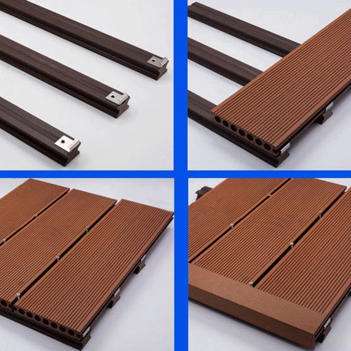 BowLift | Outdoor Wood Decking Waterproof Striped Pattern Floorboard