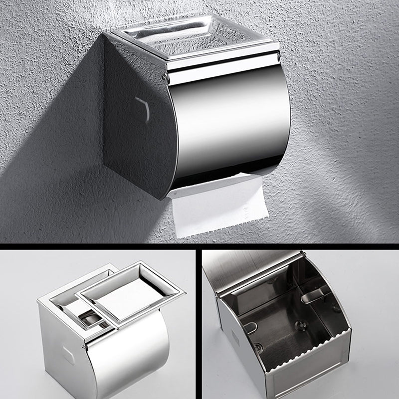 BowLift | Modern Stainless Steel Bathroom Shelf Paper Holder Bathroom Accessory Set