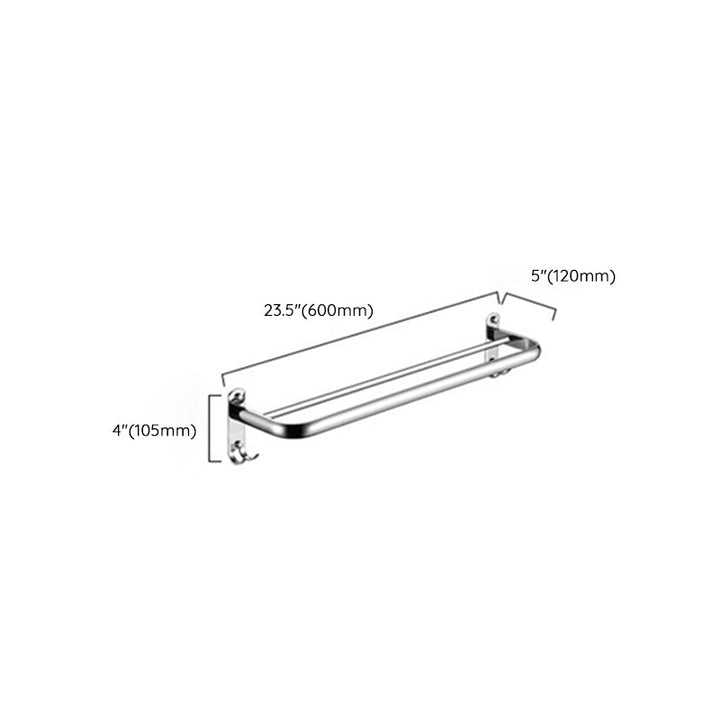 BowLift | Modern Stainless Steel Bathroom Shelf Paper Holder Bathroom Accessory Set