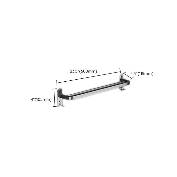 BowLift | Modern gray bathroom accessory set bathroom shelf bath hardware set