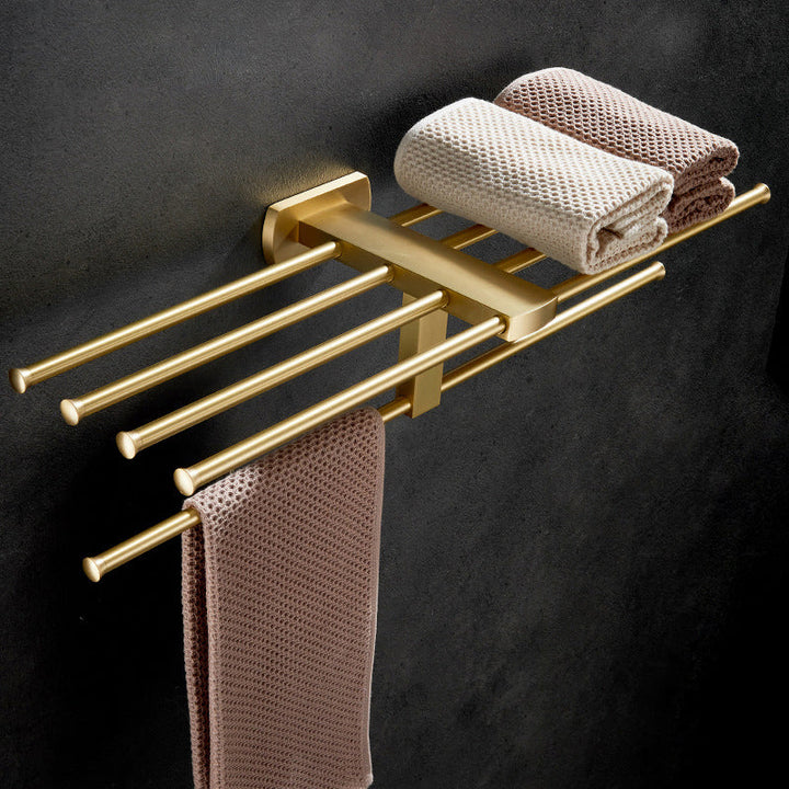 BowLift | Traditional Golden Bath Accessories Set Brass Bathroom Accessories Kit