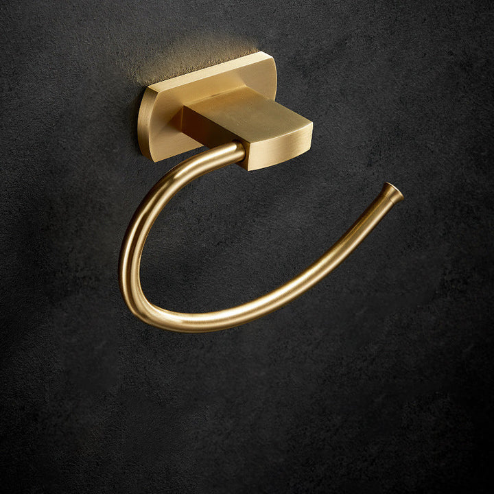 BowLift | Traditional Golden Bath Accessories Set Brass Bathroom Accessories Kit