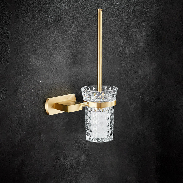 BowLift | Traditional Golden Bath Accessories Set Brass Bathroom Accessories Kit