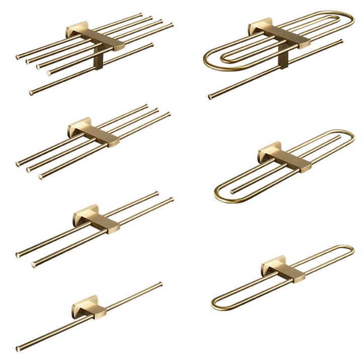 BowLift | Traditional Golden Bath Accessory Set Brass Bathroom Accessories Kit