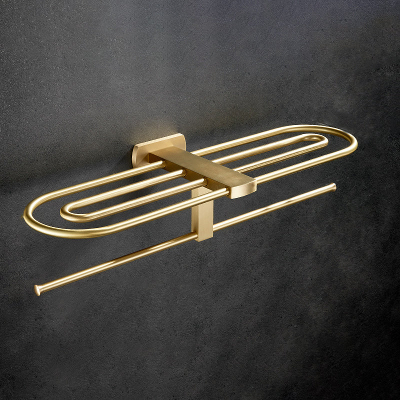 BowLift | Traditional Golden Bath Accessories Set Brass Bathroom Accessories Kit