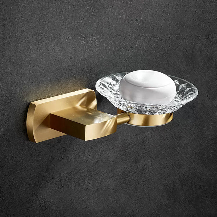 BowLift | Traditional Golden Bath Accessories Set Brass Bathroom Accessories Kit