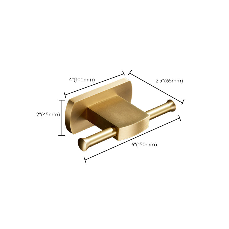 BowLift | Traditional Golden Bath Accessories Set Brass Bathroom Accessories Kit