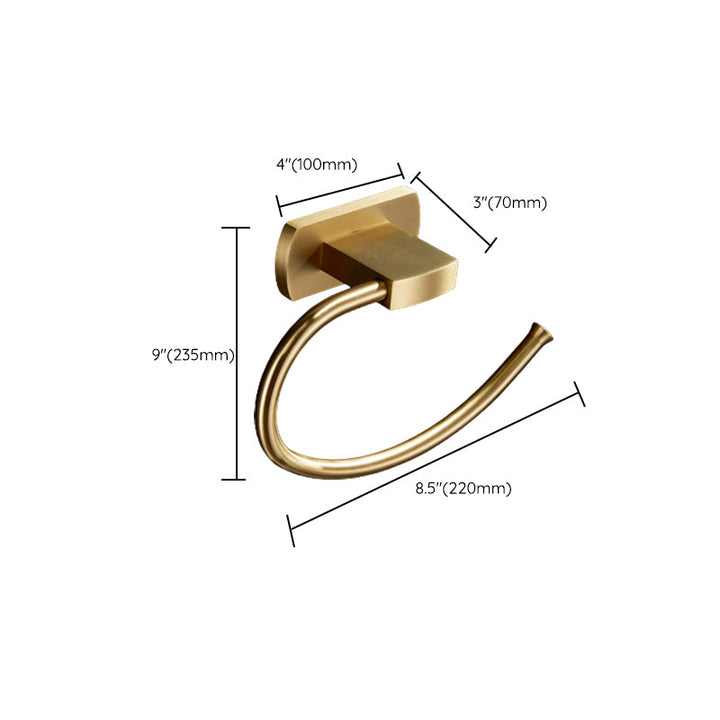 BowLift | Traditional Golden Bath Accessories Set Brass Bathroom Accessories Kit