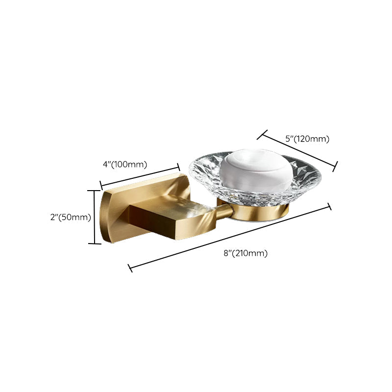 BowLift | Traditional Golden Bath Accessory Set Brass Bathroom Accessories Kit