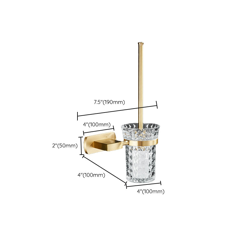 BowLift | Traditional Golden Bath Accessories Set Brass Bathroom Accessories Kit