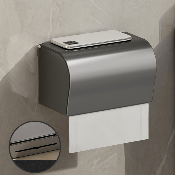 BowLift | Contemporary Bathroom Accessory Set Grey Aluminum Bathroom Accessory Kit