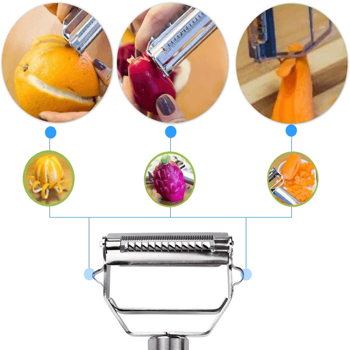 BowLift | Stainless Steel Multi-Functional Vegetable Peeler
