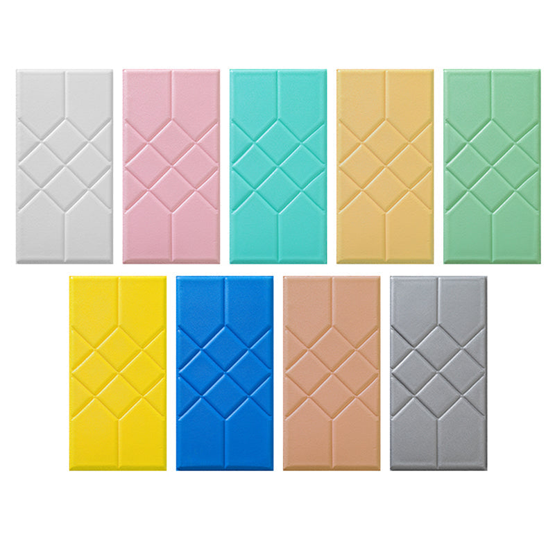 BowLift | Modern PVC Cap Verflooring Smooth Wall Interior 3D Living Room Board Set of 2