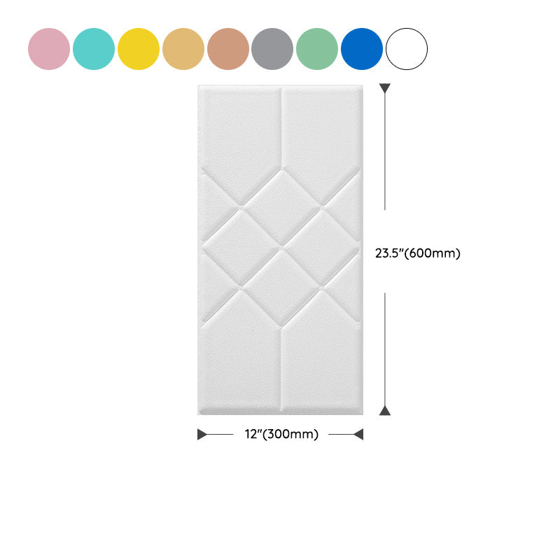 BowLift | Modern PVC Cap Verflooring Smooth Wall Interior 3D Living Room Board Set of 2
