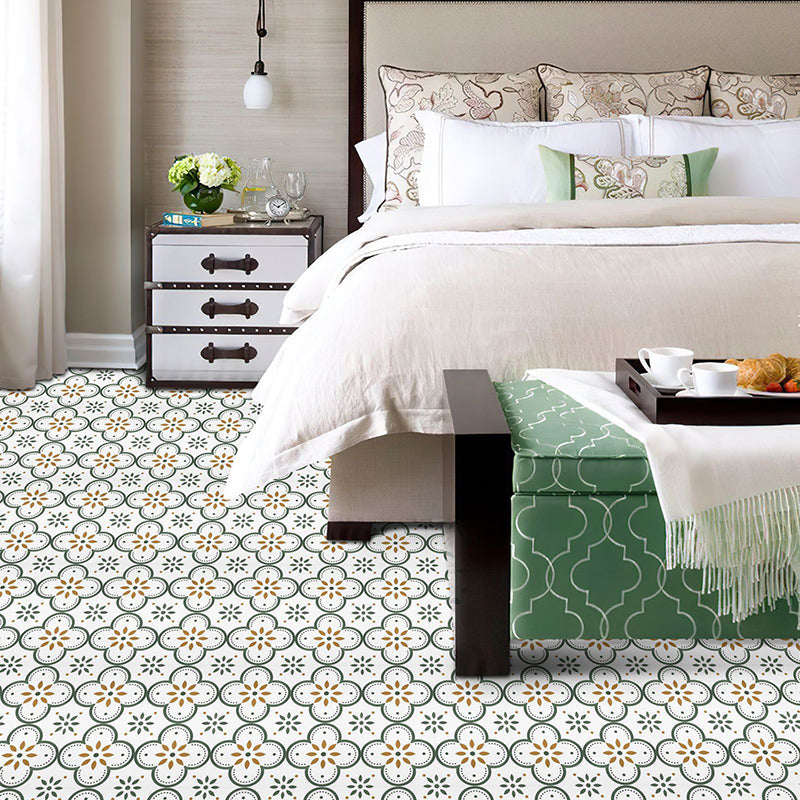BowLift | Peel and Stick PVC Flooring Matte Vinyl Flooring with Floral Pattern