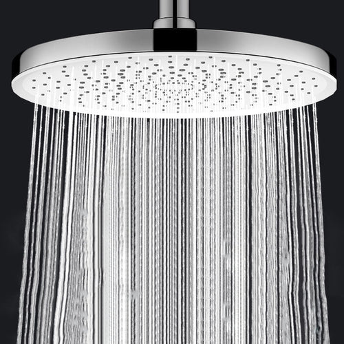 BowLift | Round Fixed Shower Head High Flow Aerated Wall Mount Shower Head