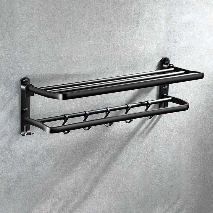 BowLift | Modern Aluminum Bathroom Hardware Set Black Bathroom Accessories Set