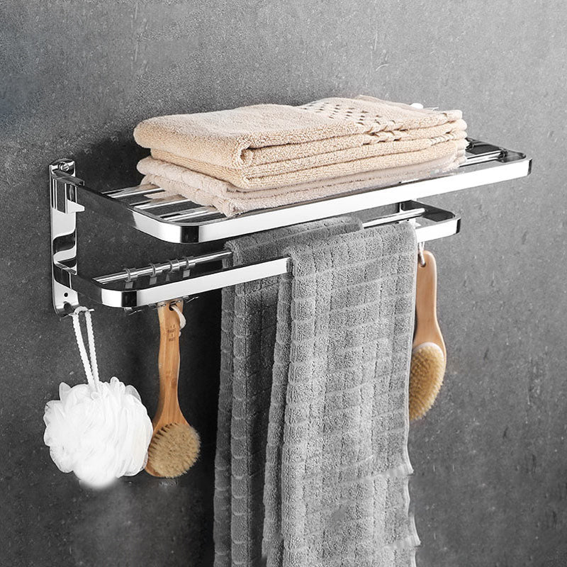 BowLift | Modern Stainless Steel Bathroom Set Silver Bathroom Accessory Set