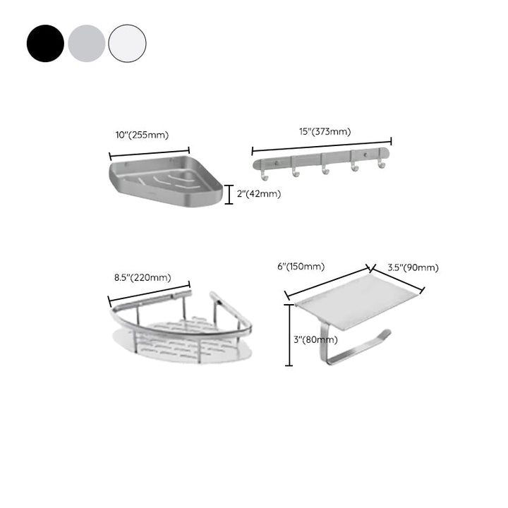 BowLift | Modern Bathroom Accessories Set Paper Holder Bathroom Shelf Bath Hardware Set